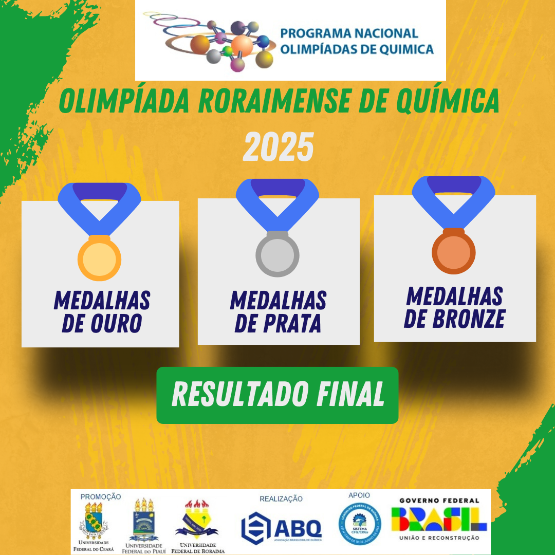 Resultado Final da Olimpiada Roraimense de Química 2025