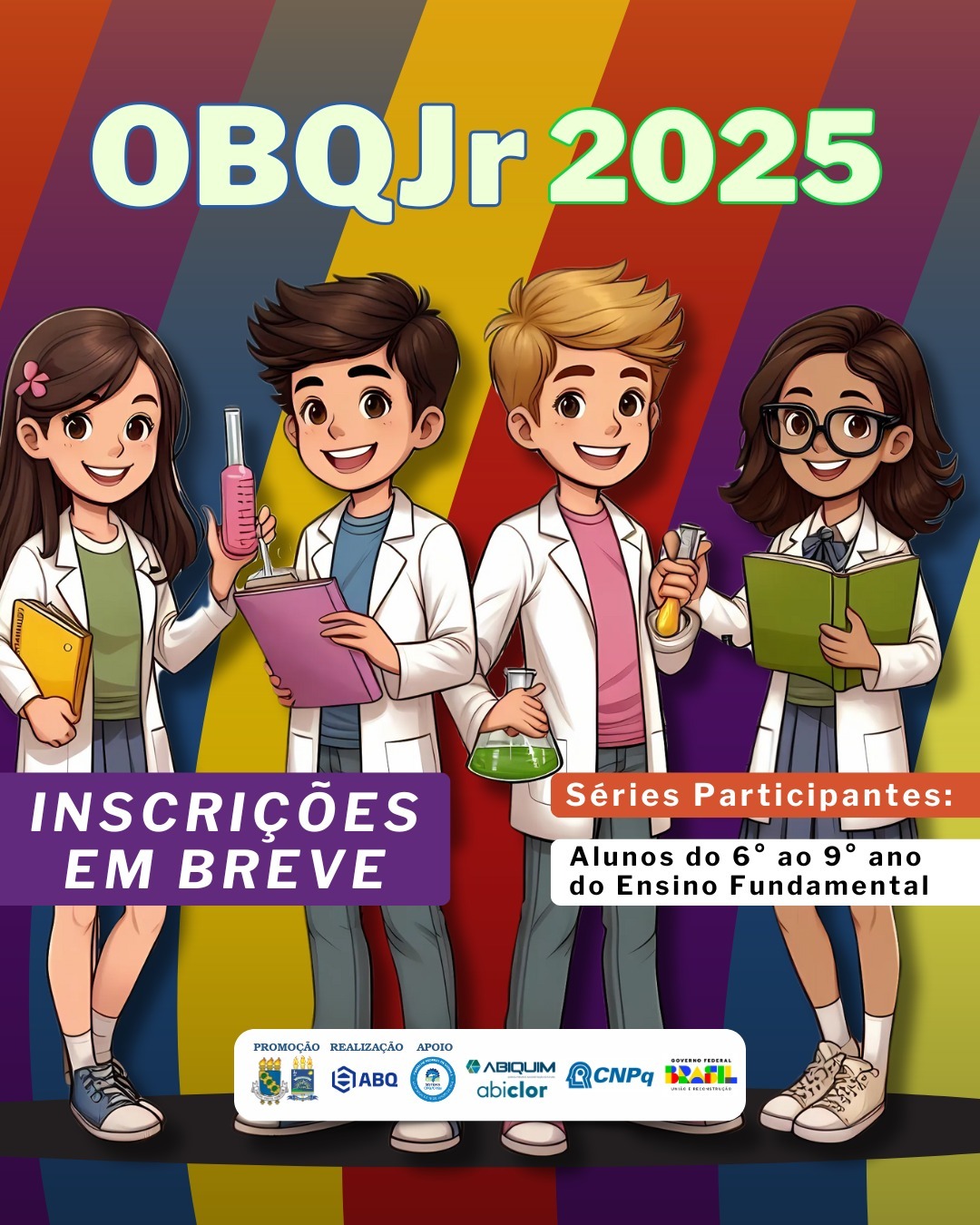 ABERTAS AS INSCRIÇÕES PARA A OBQ Jr 2025